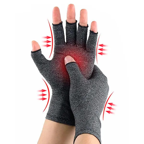 compression gloves, fingerless gloves, fingerless compression gloves