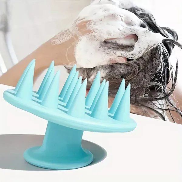 silicone scalp massager, massage comb, massage brush, scalp scrubber