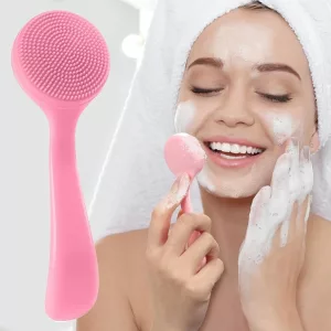 face brush, silicone face cleaning brush